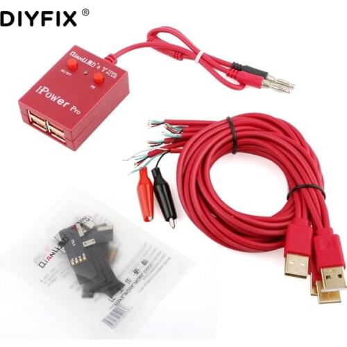 Power Supply Test Cable With ON/OFF Switch iPowerPro Boot Line for iPhone 6G/6P/6S/6SP/7G/7P/8G/8P/X DC Power Control Test Cable