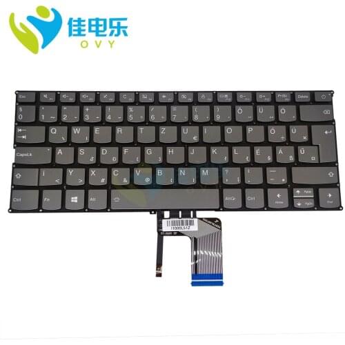 OVY Backlit keyboard for lenovo IdeaPad 320S 13 320S-13IKB HU Hungary gray replacement keyboard SN20M62506 LCM16K8 PK131YA1B22