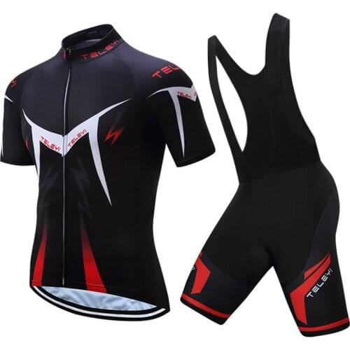 Summer Cycling Kit Men 2021 Road Bike Clothes Short Sleeve Suit BIB Pants Bicycle Clothing Sport Jersey Set Pro MTB Mallot Dress