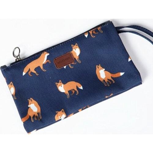 M405 Cute Cartoon Women Bag Fashion Handbag Fox Bird Printing Clutch Bag Student Girl Women Gift Wholesale
