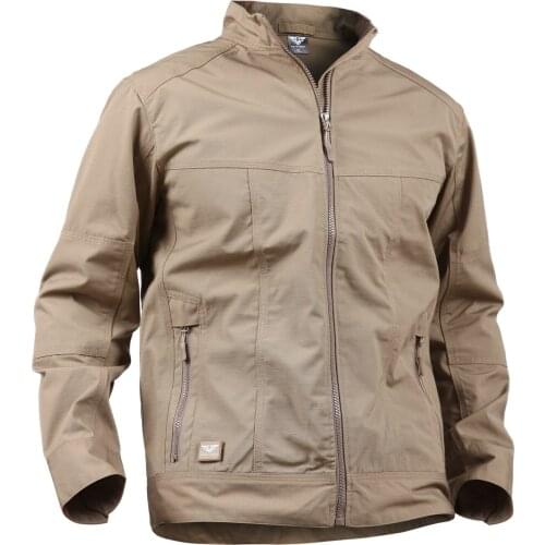 Rip Stop Anti Tear Plaid Fabric Male Tactical Combat Coat Camouflage Clothes Spring Men Outdoor Camping Hiking Trekking Jacket