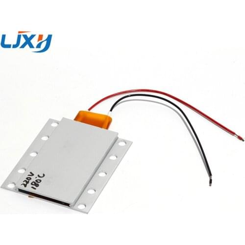 LJXH PTC17 12V Automatic Constant Temperature Aluminum Shell Heating Sheet Element with Hole Insulation Type Electronics