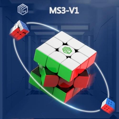 New brand MS3-V1 M Magnetic 3x3x3 Magic Cube MS Cube Speed Cube 3x3 Cubo Magico Puzzle Cubes