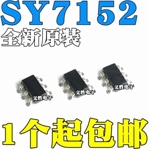 New and original SY7152ABC LE SOT23-6 DC-DC Boost converter/voltage regulator High efficiency 1 MHZ 2 a booster adjust IC DC