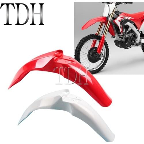 Motocross Dirt Bike Supermoto Front Fender for Honda CRF250R CRF450R CRF 250R 10-13 450R 09-12 Off Road Mud Guard Splash Cover