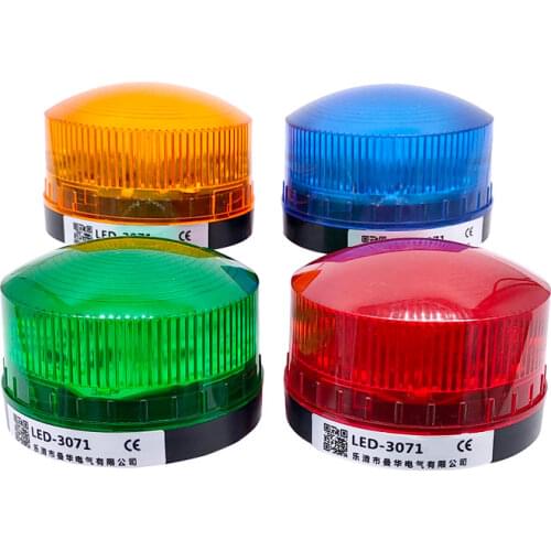 Buzzer Strobe Signal Warning light TB35 N-3071J 12V 24V 220V Indicator light LED Lamp small Flashing Light Security Alarm IP44