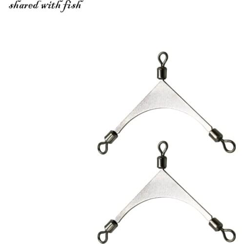 3pieces/lot Rolling pole swivels fishing swivels Fishing Accessories Cross-Line Swivels Giratorios Pesca Emerillon Peche 2075