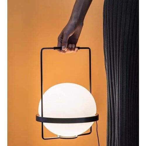 Modern simple Bedroom Table Lamp Nordic art personality hotel living room bedside lamp designer portable table lamp