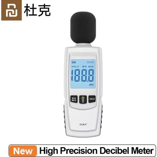 Youpin Duke High Precision Decibel Meter FB1 Noise Detector HD Backlight Display Condenser Microphone Decibel Tester