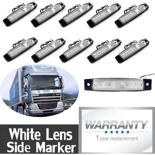 12/24V 3 SMD LED Auto Car Bus Truck Lorry Side Marker Led Trailer Light Rear Side Lamp Red Yellow White Blue Green