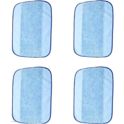 4PCS Microfiber Pro-Clean Mopping Cloths for Braava Floor Mopping Robot irobot Braava Minit 4200 5200 5200C 380 380t
