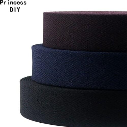 5Meter/Lot 16 30 50mm High End Riband Diamond Pattern Ribbon Single Color Grosgrain Fabric Layering DIY Craft Decorate Material