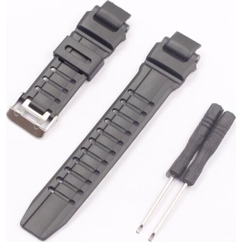 Watch accessories for Casio GW-4000-A1100 GA-1000-1100-G-1400 resin mens strap