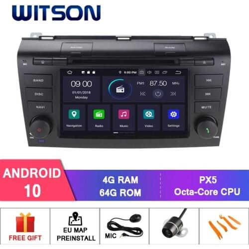 WITSON Android 10.0 IPS HD Screen For MAZDA 3 2003-2009 Multimedia Player Car 4GB RAM+64GB FLASH