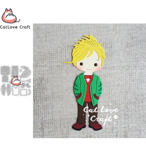 Catlove Winter Costume Boy Metal Cutting Dies Scrapbooking Stencil Die Cuts Card Making DIY Craft Embossing New Dies For 2021