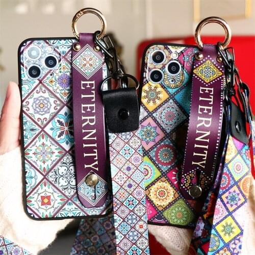 Phone Holder Case For Xiaomi Redmi Note 8T 5A 4X 8 7 6 5 K20 K30 Mi 9T Pro 9 SE A3 Lite Note10 A2 A1 6X Wrist Strap Lanyard Case