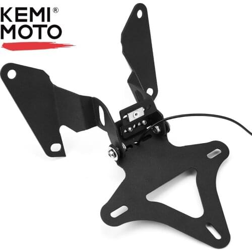 Kemimoto Motorcycle License Plate Holder For HONDA CBR650R CB650R 2019 2020 CB CBR 650R 650 R CB650 CBR650 R Accessories Holder