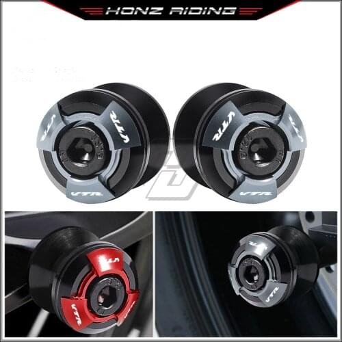 For Honda VTR VTR1000 SP-1 SP-2 Motorcycle Accessories Swingarm Spools Slider Stand Screws
