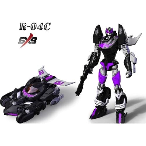 IDW Black Version SXS R-04C R04C Hot Flame Rodimus Limited Edition Transformation Action Figure