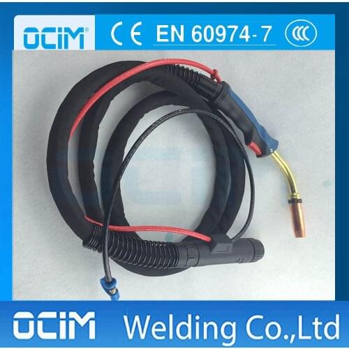 OCIM Type MB501D MIG CO2 Gas Welding Torch 500AMP with 3m cable Euro connector