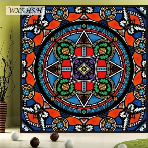 Customized Size Opaque Window Stickers Frosted Stained Static Cling Toilet Window Private Protection PVC Glass Film 40cmx100cm