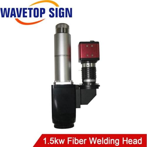 WaveTopSign 1064nm 1.5kw YAG Laser Welding Head with QBH Connector Lens for YAG Laser Welding Machine
