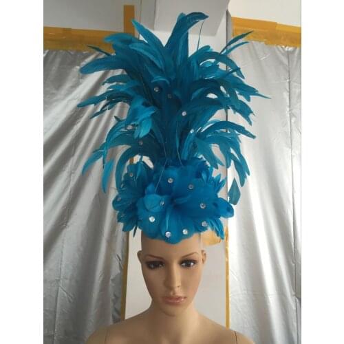 Lo spettacolo di danza copricapo di piume di accessori di abbigliamento La FESTA La Maschera IL Festival