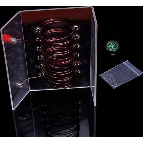 Solenoid Current Magnetic Field Demonstrator Physics Electromagnetics Amperes Law Magnetic Needle Magnetic Powder