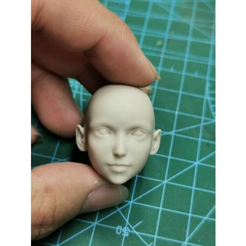 1/6 Scale Final Fantasy Tifa Unpainted Head Childhood Version for 12''Figure Body