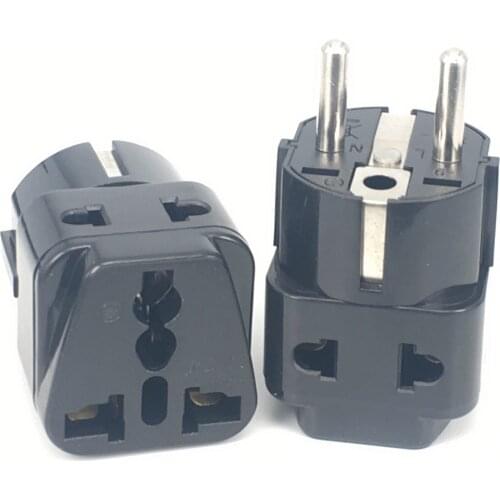 Multifunction EU German Conversion Plug To Universal French Russian Bali The maldives Thailand Transform Plugs Travel Adapter