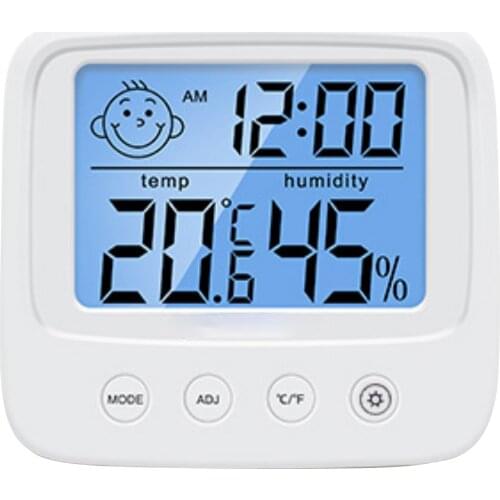 Multifunctional Temperature Humidity Meter Digital Thermometer Hygrometer Weather Station with Humidity Comfort Reminder