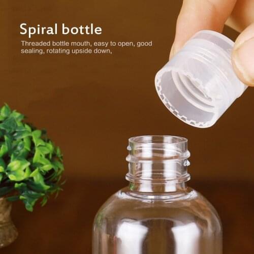 1pcs 5ml - 250ml Refillable Bottles Sample Container Jar Travel Transparent Plastic Perfume Atomizer Empty Small Spray Bottle