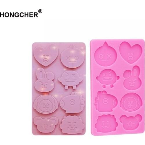 New Paris BaguetteTraychocolate Shiny Fashion Jewelry Jewelry Epoxy Silicone Molud DIY Handmade Chocolate Cake Biscuit Clay Mold
