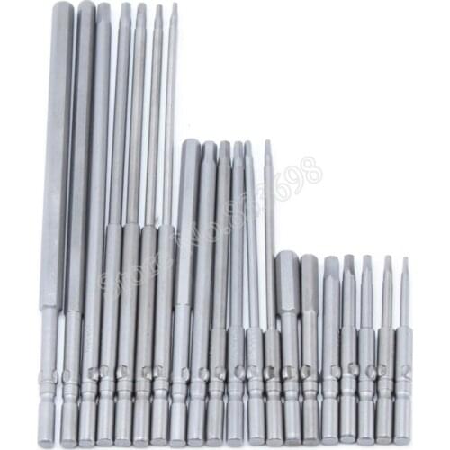 Magnetic Hexagon Screwdriver Bit S2 Steel 801 5mm Round Shank Screwdrier Drive Power Drill Bit Set