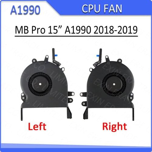 New 923-02538 923-02539 for Macbook Pro Retina 15" A1990 Left Fan Right Fan Pair Set 2018 2019 Year (EMC 3215) (EMC 3359)