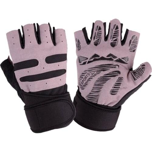 New Arrival Gym Gloves Wrist Sports Fitness Gloves Half Finger Breathable Anti-skid Silica Weight Lifting Gloves Men And Women