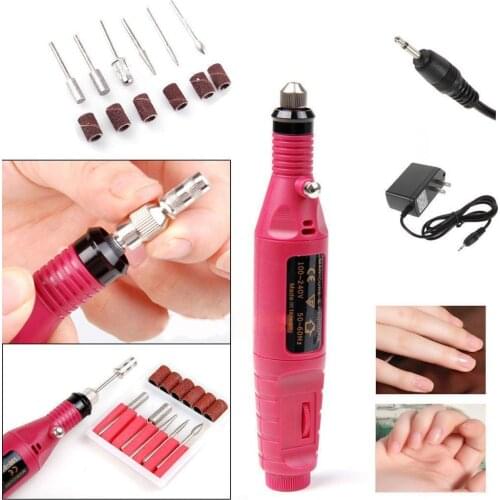 Big Prompt ! 20,000RPM BF Professional Mini Pen-Shape Electric Nail Drill Art Manicure File & Bits #96+FB1478(110V&220V)+97##F