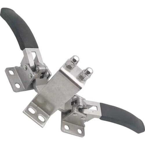 Spring-Loaded Lever Door Handle Steam Box Hinge Oven Lock Cold Store Seafood Cabinet Kitchen Freezer Cookware Repair Part