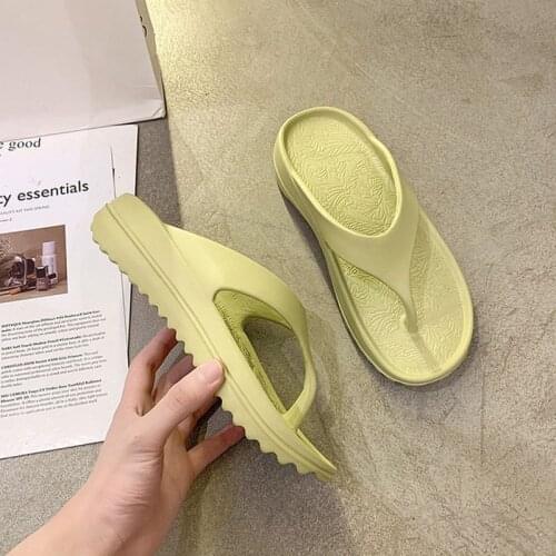 2021 Summer Woman Shoes Woman Summer Platform Flip Flops Sandals Slipper indoor outdoor Slippers Beach Slides Lady Footwear
