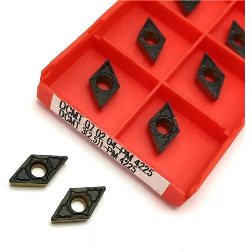Carbide Insert DCMT070204 PM 4225 Internal Turning Tool dcmt 070204 PM4225 Tool Carbide metal lathe tools turning insert