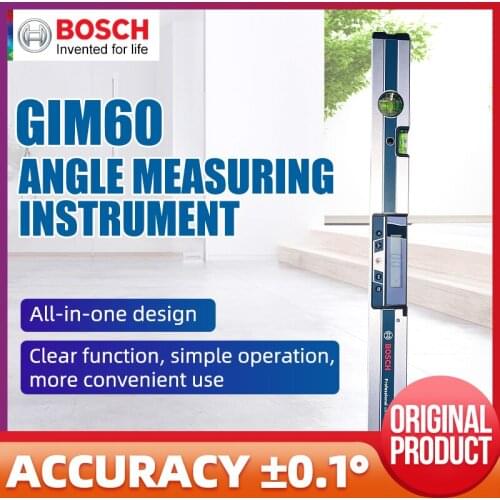 BOSCH GIM60 Intelligent Measuring Instrument Digital Incline Spirit Level Multifunctional Slope Measuring Instrument