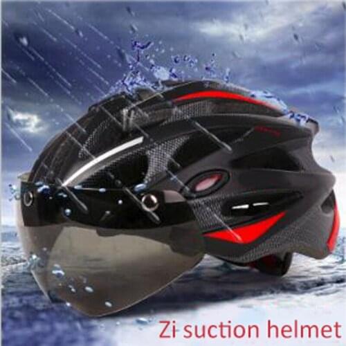 Cycling Helmet Bicycle Helmet Magnetic Goggles Mountain Road Bike Helmet