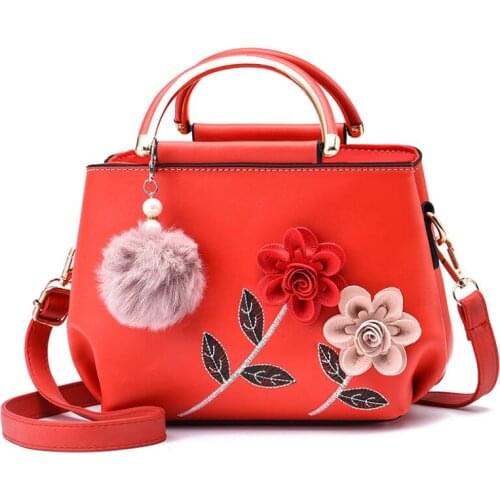2021 New Flowers Female Bag Designer Shoulder Messenger Bag High Quality Double-Layer Tote Bag Fashion Embroidered Handbag Sac