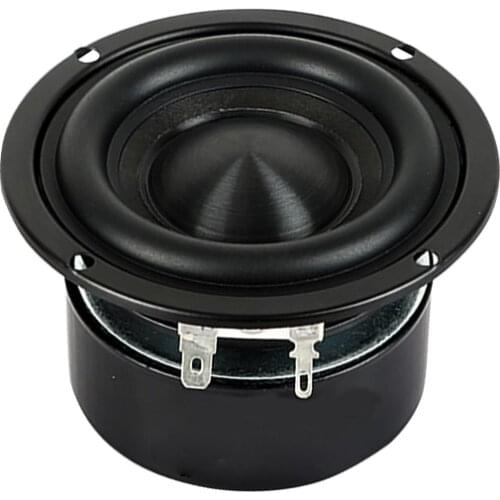 Subwoofer Speaker 3 Inch Bass Subwoofer 4Ohm 8Ohm Bass Speaker 25W Black Alumina Ceramic Cap Rubber Edge Home Theater 1Pc