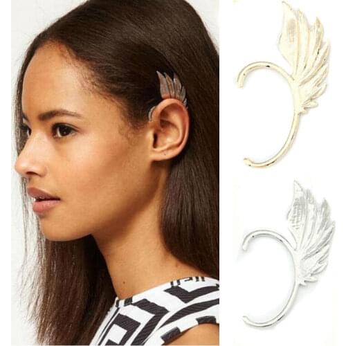 1pc Fashion Wing Ear Clip For Women Angel Ear Cuff Earring Jewelry