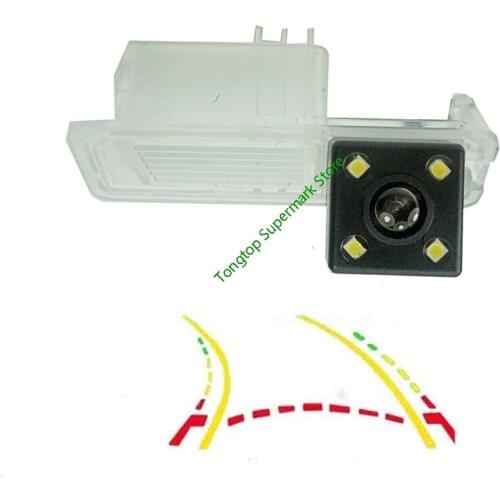 CCD Intelligent Dynamic Trajectory Tracks Rear View Camera For Volkswagen VW Polo V (6R) Golf 6 VI Passat CC Magotan