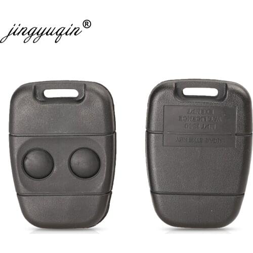 Jingyuqin 2 Buttons Remote Key Case For Land Rover Discovery 1 Freelander C50 Auto Durable Fob Car Key Shell Replacement