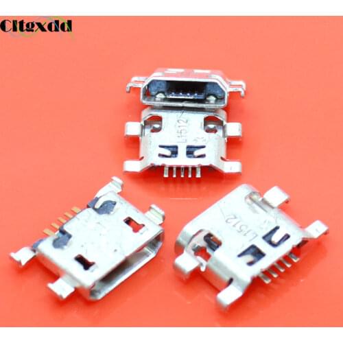 Cltgxdd 1pcs 5 pin Micro USB jack charging port for Huawei H60-L01 H60-L02 H60-L03 Honor 6 tail socket micro usb connector