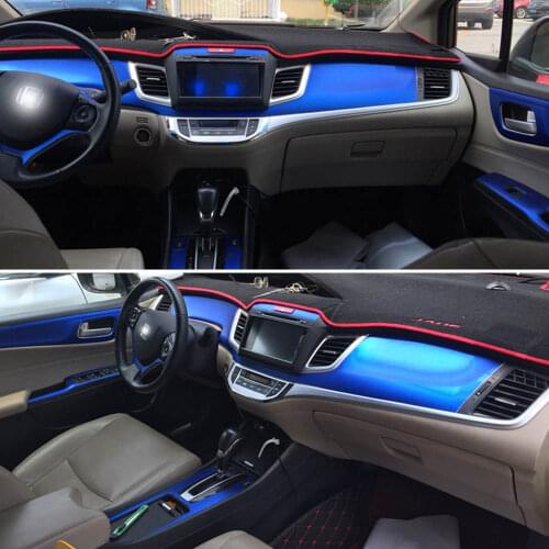 For Honda Jade 2013-2019 Interior Central Control Panel Door Handle 3D/5DCarbon Fiber Stickers Decals Car styling Accessorie