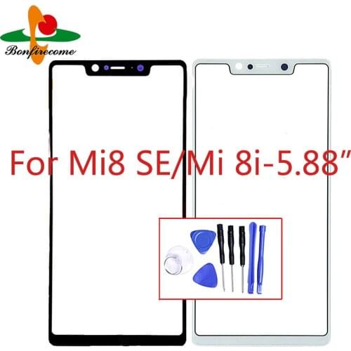 For Xiaomi Mi 8 SE\ Mi8 SE\Mi8i Mi 8i LCD Front Touch Screen Glass Outer Lens Replacement
